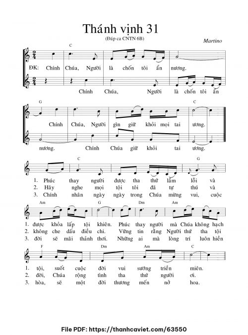 Thánh vịnh 31 - Martino - trang 1