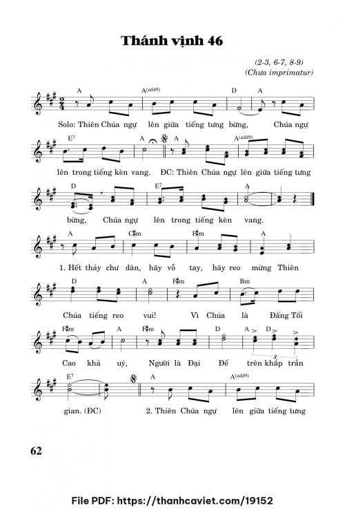 Thánh vịnh 46 - Trần Quang Hiển - trang 1