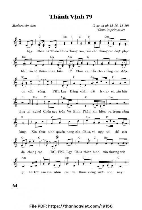 Thánh vịnh 79 - Trần Quang Hiển - trang 1