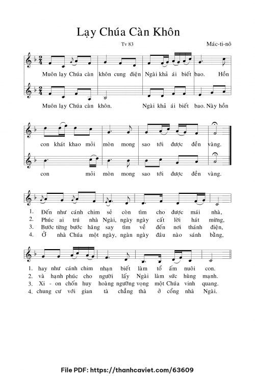 Thánh vịnh 83 - Martino - trang 1