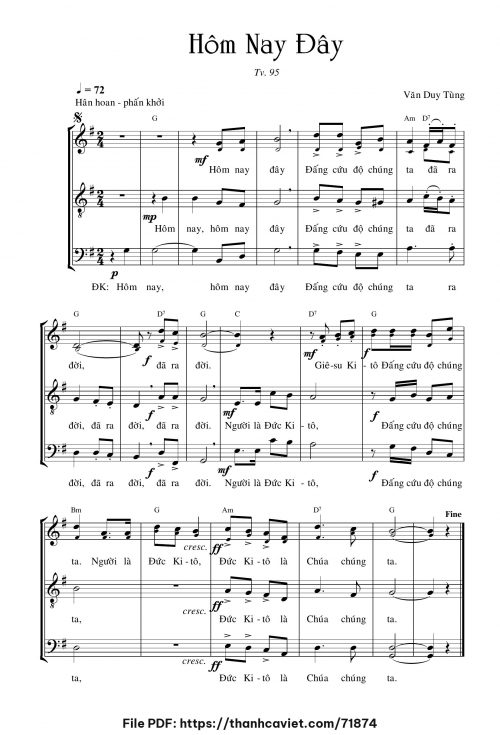 Thánh vịnh 95 – 4 bè - Văn Duy Tùng - trang 1