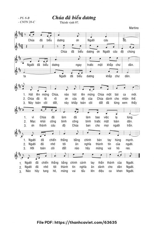 Thánh vịnh 97 - Martino - trang 1