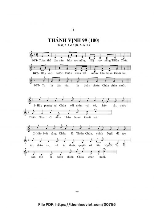 Thánh vịnh 99 - Lm. Minh Hân - trang 1
