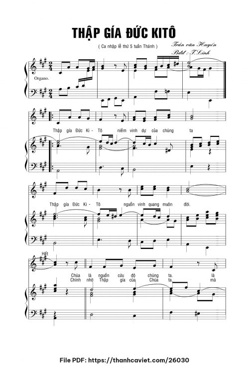 Thập giá Đức Kitô - Tiến Linh - trang 1