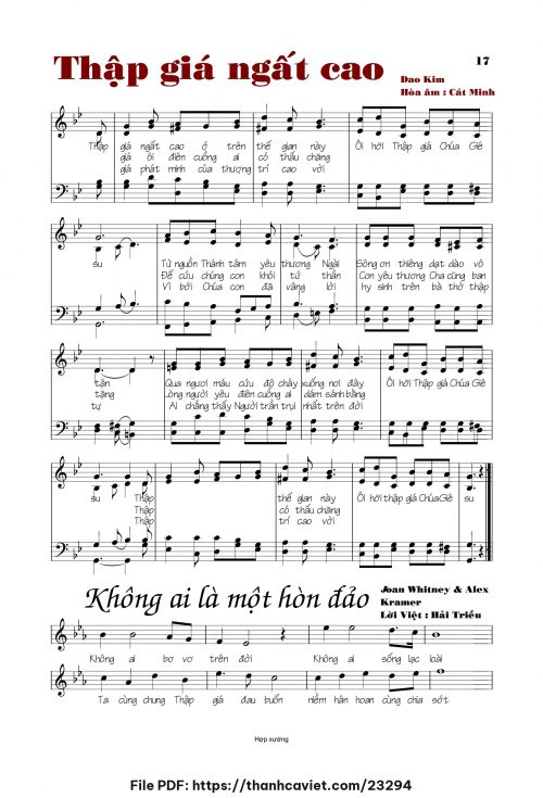 Thập giá ngất cao - Lm. Dao Kim - trang 1