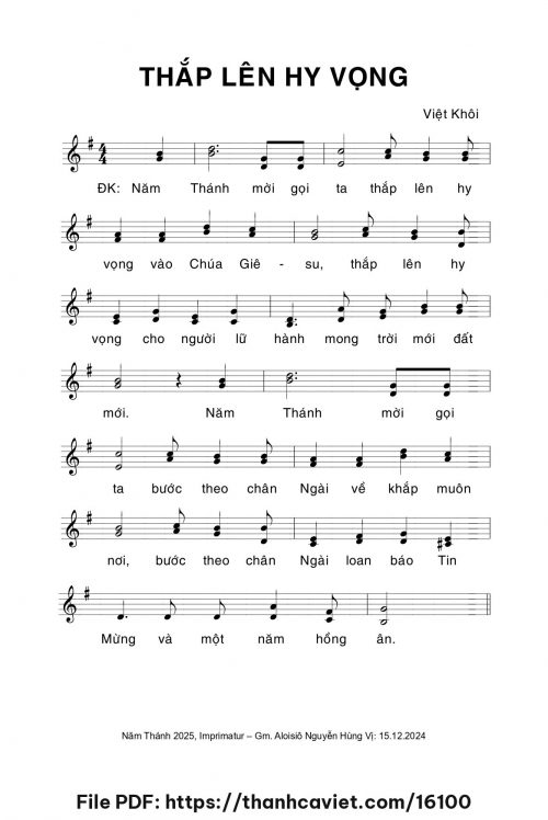 Thắp lên hy vọng - Việt Khôi - trang 1