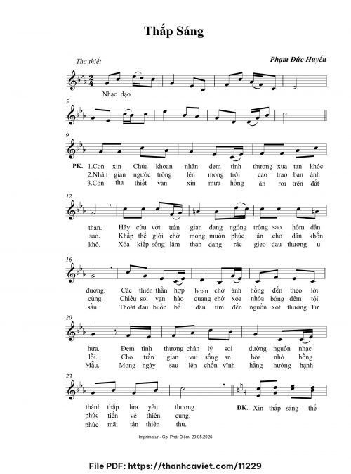 Thắp sáng - Phạm Đức Huyến - trang 1