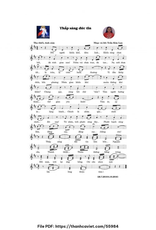 Thắp sáng đức tin - Trần Kim Lan - trang 1