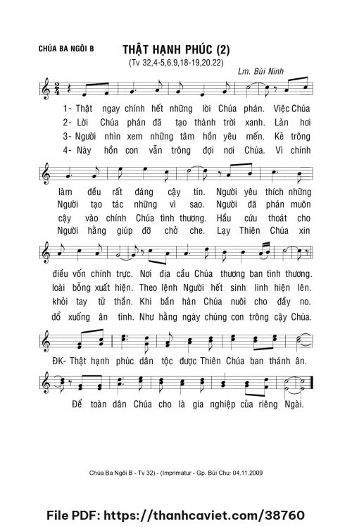 Thật hạnh phúc 2 - Lm. Bùi Ninh - trang 1