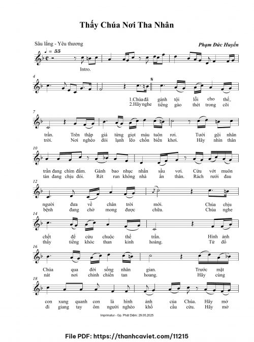 Thấy Chúa nơi tha nhân - Phạm Đức Huyến - trang 1