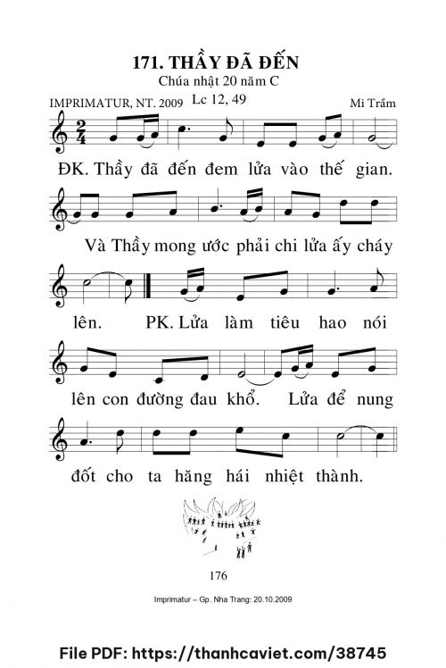 Thầy đã đến [CN20 TNC] – - Lm. Mi Trầm - trang 1