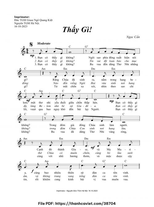 Thấy gì? - Ngọc Cẩn - trang 1
