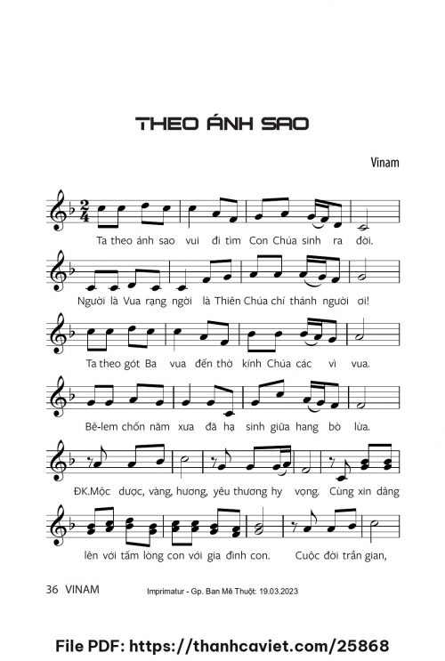 Theo ánh sao - Vinam - trang 1