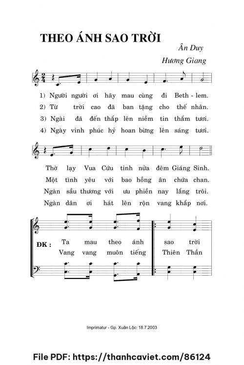 Theo ánh sao trời - Ân Duy - Hương Giang - trang 1