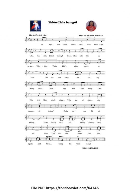 Thiên Chúa ba ngôi - Trần Kim Lan - trang 1