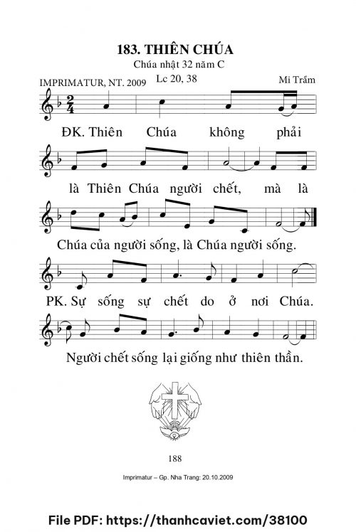 Thiên Chúa [CN32 TNC] – - Lm. Mi Trầm - trang 1