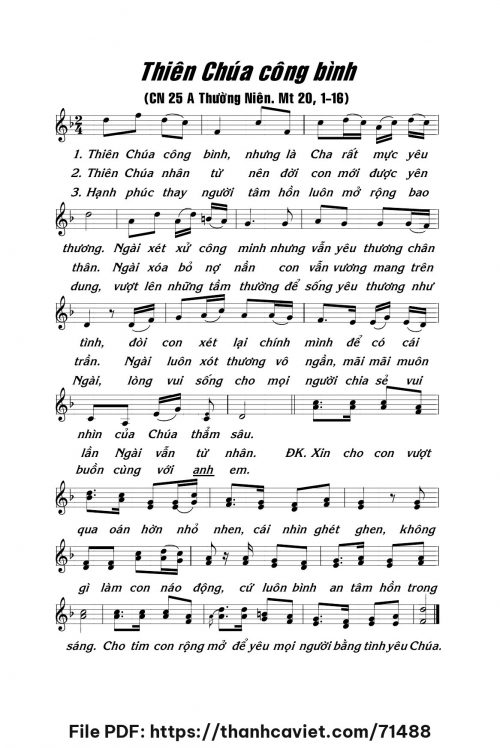 Thiên Chúa công bình - Lm. Thái Nguyên - trang 1