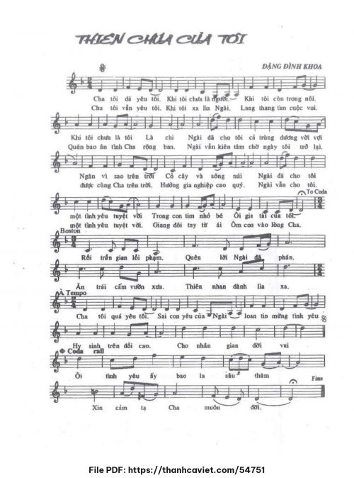Thiên Chúa của tôi - Đặng Đình Khoa - trang 1