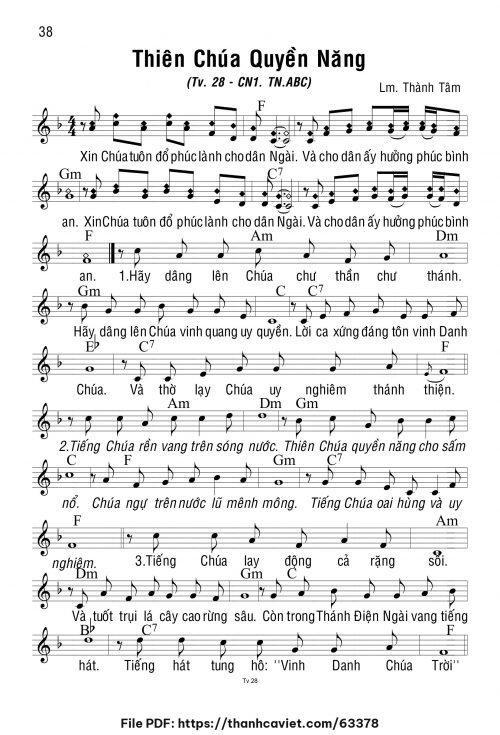 Thiên Chúa quyền năng - Lm. Thành Tâm - trang 1