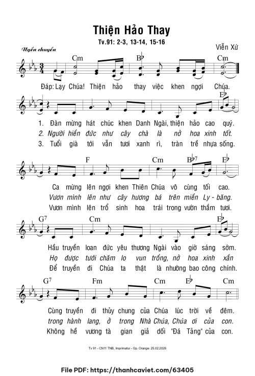 Thiện hảo thay - Viễn Xứ - trang 1
