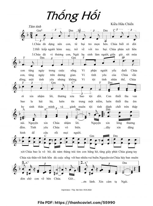 Thống hối - Kiều Hữu Chiến - trang 1