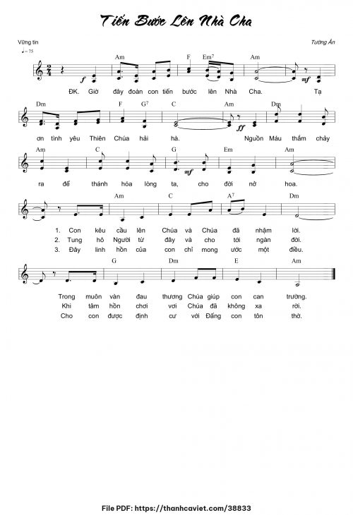 Tiến bước lên nhà Cha - Tường Ân - trang 1