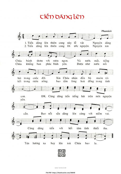 Tiến dâng lên - Phanxicô - trang 1