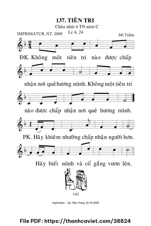 Tiên tri [CN4 TNC] – - Lm. Mi Trầm - trang 1
