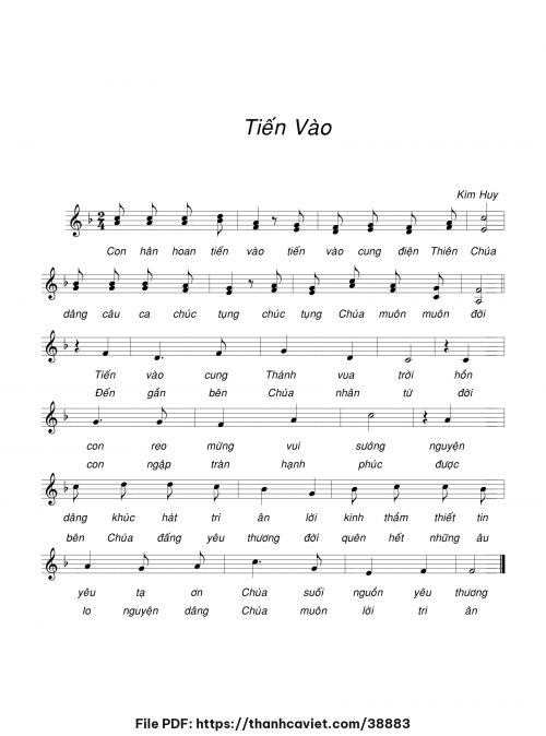Tiến vào - Kim Huy - trang 1