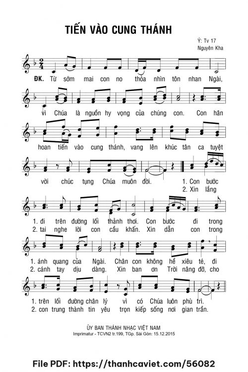 Tiến vào Cung Thánh - Nguyên Kha - trang 1