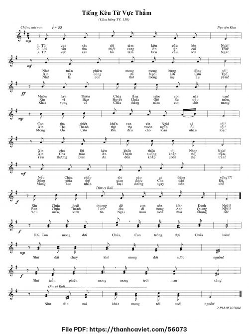 Tiếng kêu từ vực thẳm - Nguyên Kha - trang 1