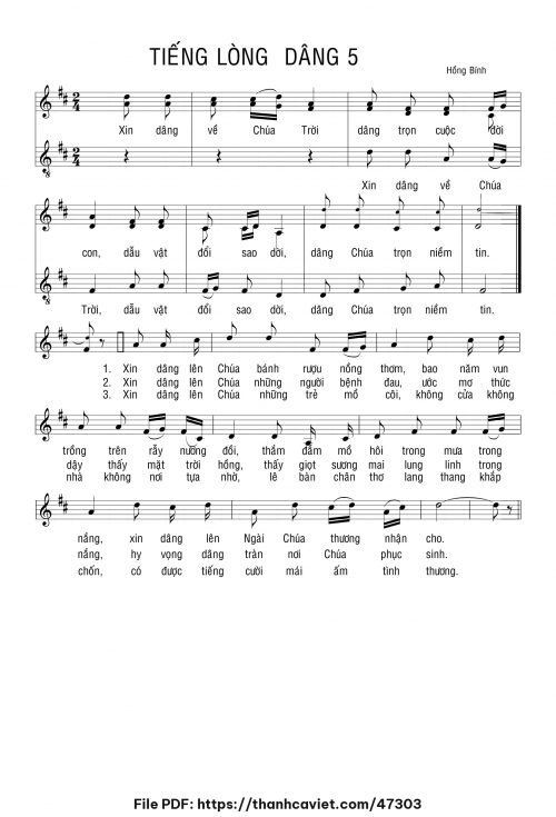Tiếng lòng dâng 5 - Hồng Bính - trang 1