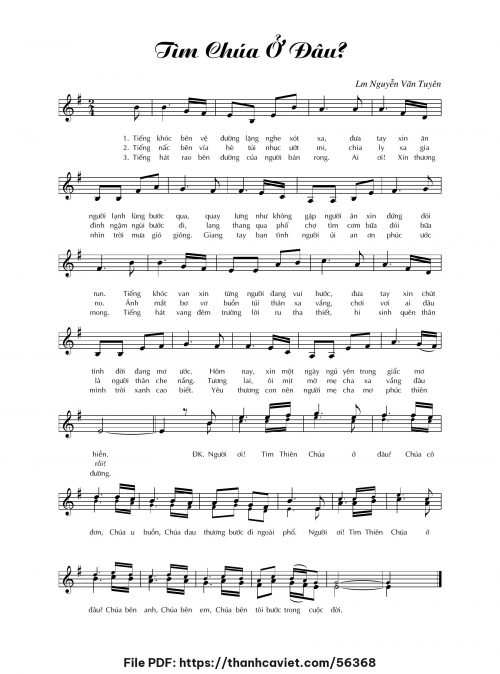 Tìm Chúa ở đâu - Lm. Nguyễn Văn Tuyên - trang 1