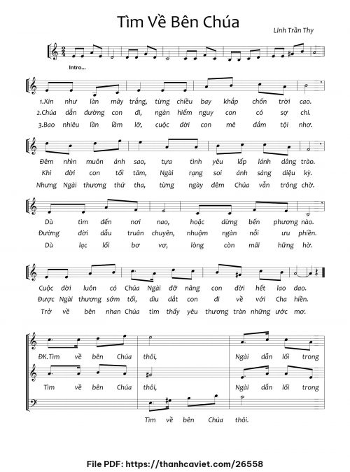 Tìm về bên Chúa - Linh Trần Thy - trang 1