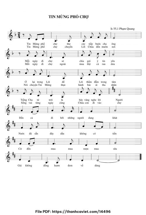 Tin Mừng phố chợ - Lm. Phạm Quang, OP - trang 1