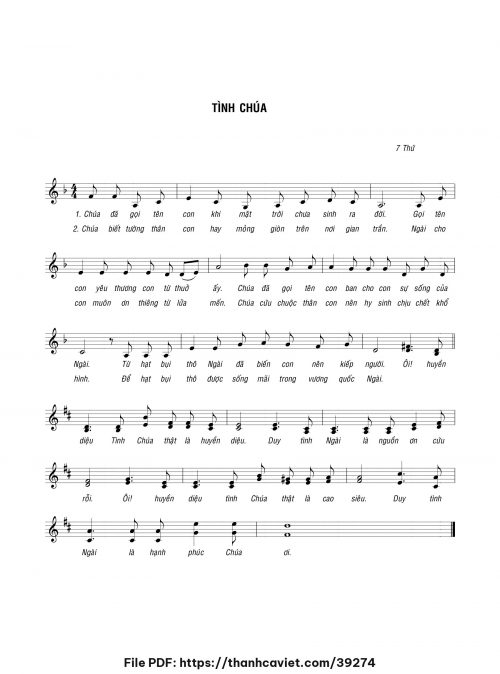Tình Chúa - 7 Thứ - trang 1