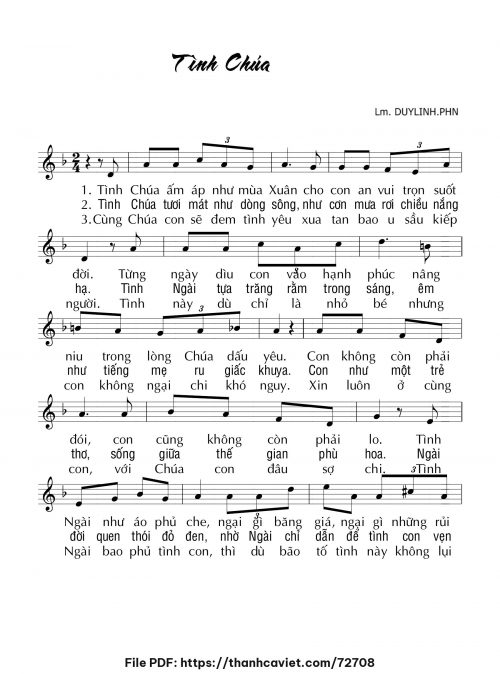 Tình Chúa - Lm. DUYLINH.PHN - trang 1