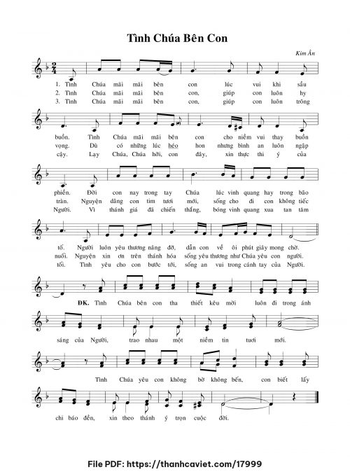 Tình Chúa bên con - Kim Ân - trang 1