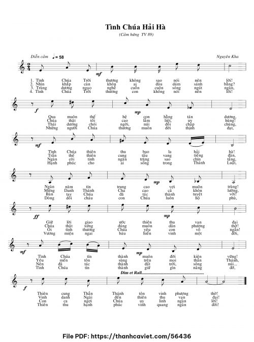 Tình Chúa hải hà - Nguyên Kha - trang 1