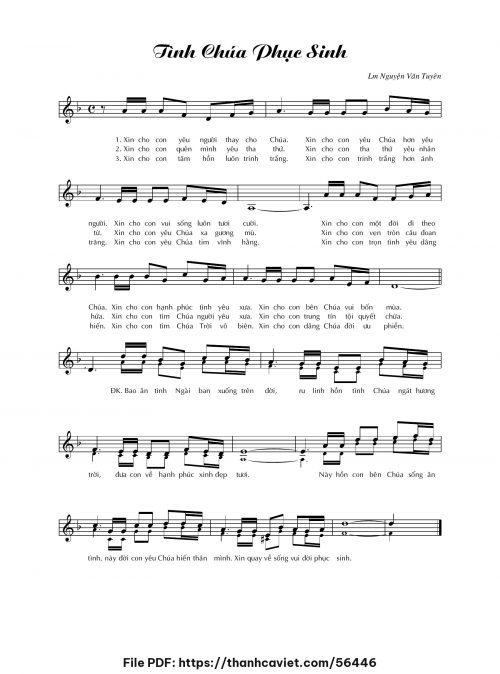 Tình Chúa Phục sinh - Lm. Nguyễn Văn Tuyên - trang 1