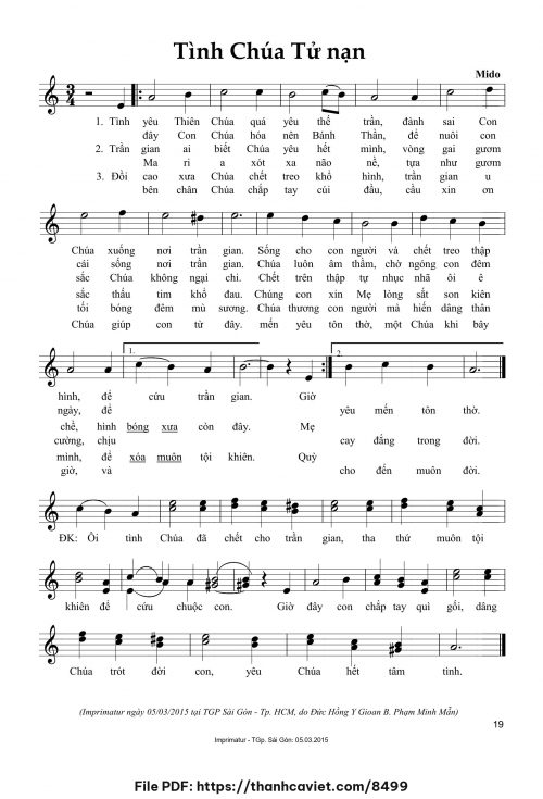 Tình Chúa tử nạn - Mido - trang 1