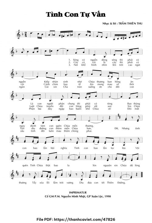 Tình con tự vẫn - Trầm Thiên Thu - trang 1