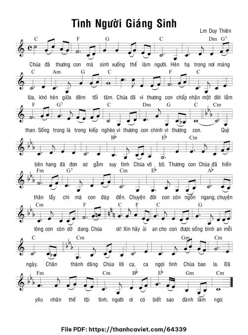Tình người Giáng Sinh - Lm. Duy Thiên - trang 1