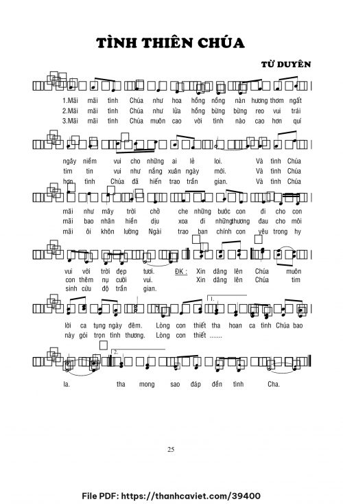 Tình Thiên Chúa - Lm. Từ Duyên - trang 1
