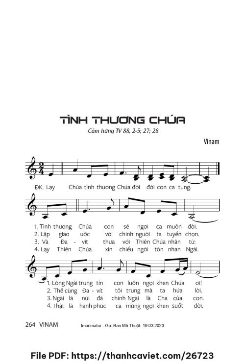 Tình thương Chúa - Vinam - trang 1