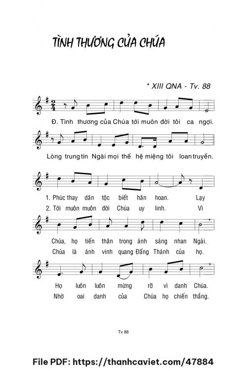 Tình thương của Chúa - Lm. La Thập Tự - trang 1
