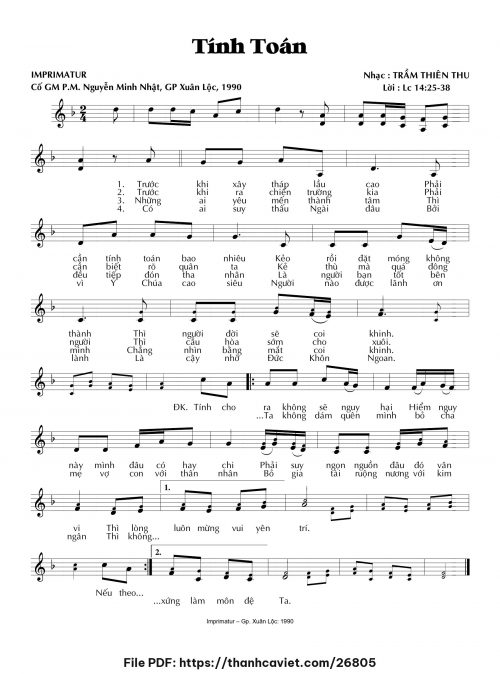 Tính toán - Trầm Thiên Thu - trang 1
