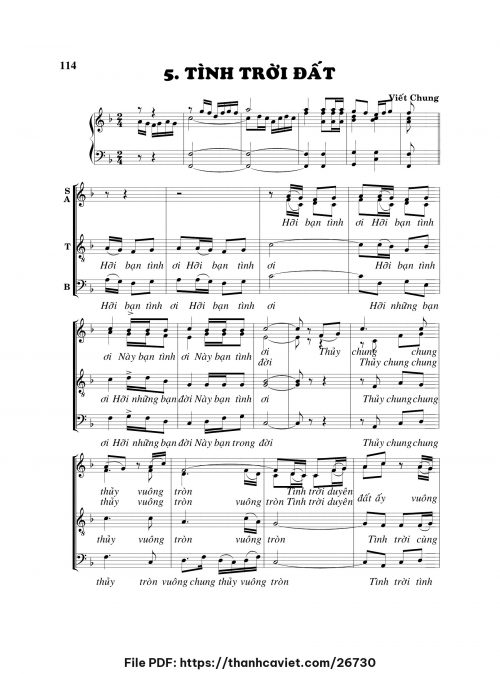 Tình trời đất - Viết Chung - trang 1