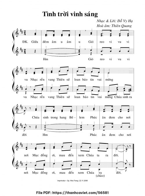 Tình trời vinh sáng - Đỗ Vy Hạ - trang 1