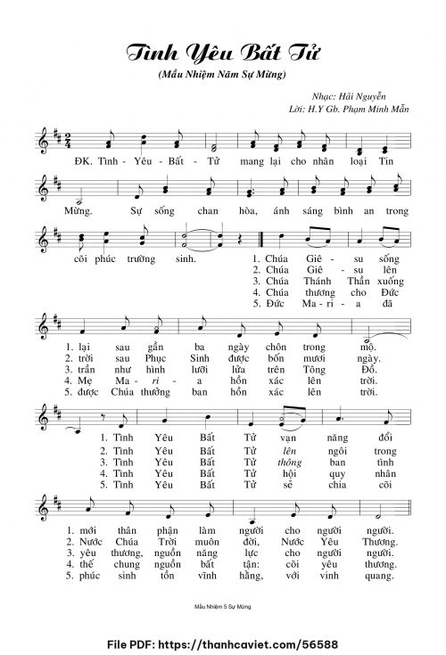 Tình yêu bất tử - Hải Nguyễn - Phạm Minh Mẫn - trang 1
